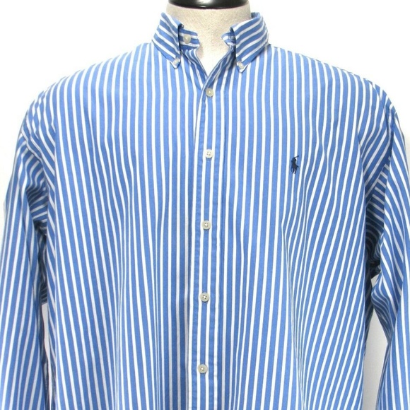 Ralph Lauren Other - Ralph Lauren Golf Sleeve Blue White Shirt Sz XL